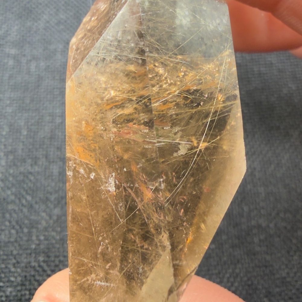Smoky Rutilated Quartz Free Form - Picture 8 of 9
